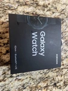 Samsung Galaxy Watch 42mm - Midnight Black Bluetooth + LTE - Picture 1 of 4