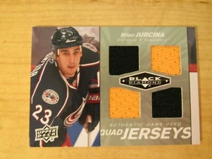 2010-11 Upper Deck Black Diamond Quad Jerseys Milan Jurcina #QJ-MJ New York  - Picture 1 of 2