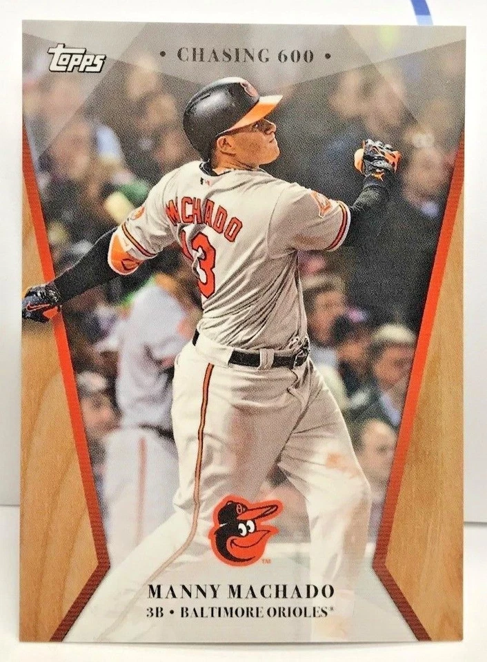 Manny Machado 2017 Topps On Demand Chasing 600 Home Run Club #19 - SP /1632 - Image 1 of 2