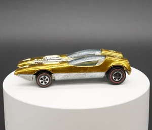 1968 Hot Wheels Redline Splittin’ Image Gold White Interior U.S.A - Picture 1 of 10