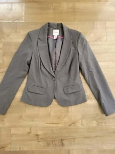 Candie's Blazer One Button Gray Juniors XL Fitted - Picture 1 of 9