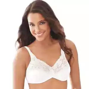Lilyette by Bali Bra 428 Underwire Minimizer 42DDD White - Picture 1 of 1