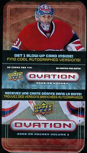 2008-09 UPPER DECK OVATION NHL HOCKEY CARD 1-200 & XL JUMBO SEE LIST