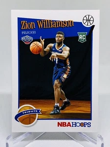 Zion Williamson 2019-20 Panini NBA Hoops Tribute Rookie #296 RC Pelicans - Picture 1 of 1