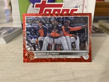 Infield Crew - 2022 Topps Update Red Foilboard Ice #US 312 77/199 ORIOLES*