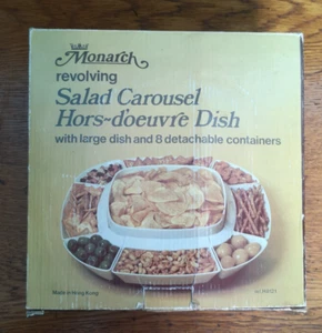 Monarch Revolving Salad Carousel Hors-Doeuvre Dish - Picture 1 of 3