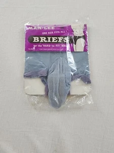 Vintage 1982 Adult Gag Novelty Gift Man-Lee Briefs para hombres difíciles de encajar - Imagen 1 de 3