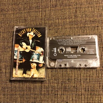 Ricky Van Shelton Backroads Cassette Tape Sony Music 1991 Country - Image 1 of 4