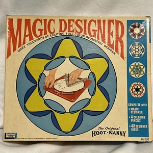 1967 Vintage MAGIC DESIGNER Children's Toy, Geometric Color Art Game - Picture 1 of 8