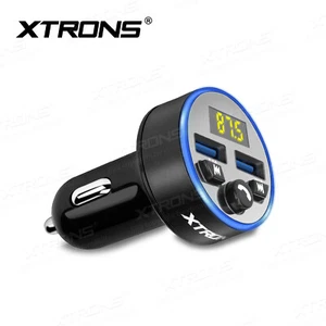 Wireless Bluetooth Car FM Transmitter 2-USB Charger Audio MP3 Music Player New - Picture 1 of 9