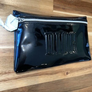 Dior Black Patent Cosmetic Makeup Pouch New - Picture 1 of 3
