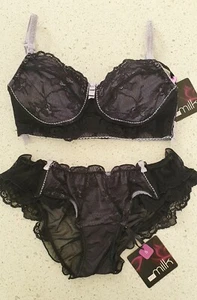 Hot Milk "She Was Seemingly Unaware" Lingerie Set Size 10B Bra Sale $35.00 - Picture 1 of 5