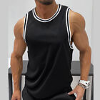 Men's Sleeveless Muscle Tank Top Shirt Arm Top Tank Top Fitness Bib Shirt Gym Us