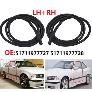 51712138957 51712138958 Left Right Door Seal Rubber for BMW E36 Coupe 2 Door 2dr - Picture 1 of 9