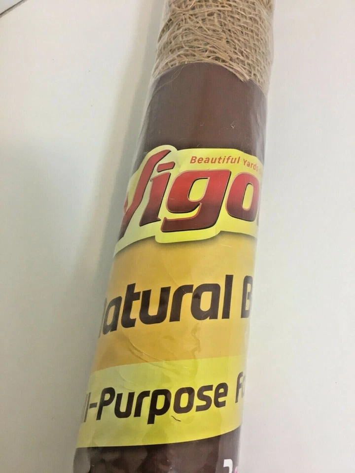 Natural Burlap 3ft x 24ft  91.4 cm X 7.3m 1 ROLL  "VIGORO"  - Image 1 of 4