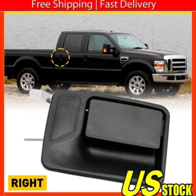 For Ford F-250 Super Duty Outer Door Handle 1999-2016 Passenger Right Side Rear Foto 1 de 4