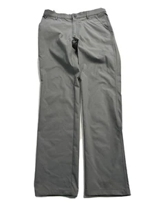32 Cool Pantalone Uomo Performance Flat Grigio Elasticizzato 32x34 (Foro nella Tasca Anteriore) NUOVO - Foto 1 di 17