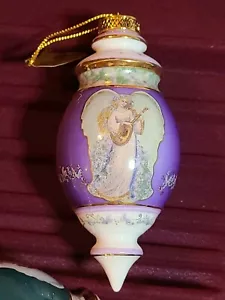 Bradford Exchange SYMPHONY OF ANGELS Porcelain Ornament Tranquility’s Serenade - Picture 1 of 5