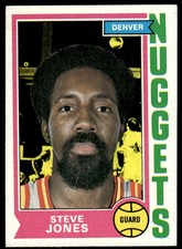 1974 Topps  #193   Steve Jones   Denver Nuggets