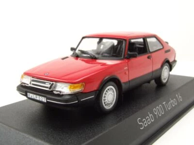 Saab 900 Turbo 1992 Rojo Modelo De Coche 1:43 Norev - Imagen 1 de 4