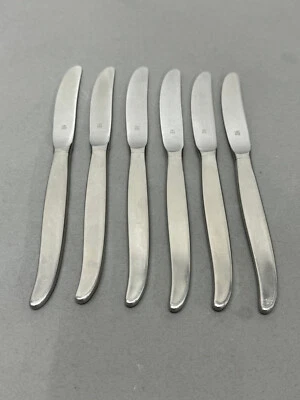 WMF Stockholm 6 Dessermesser 18,5 cm Obstmesser  Besteck 6 Teile Cromargan - Bild 1 von 4