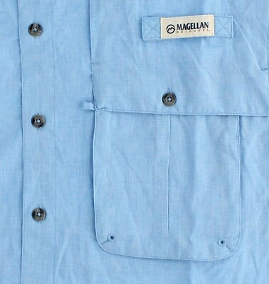 Magellan Men's Fish Gear Shirt Aransas Pass, Relaxed Fit, Moisture Wicking, LS - Image 1 of 4
