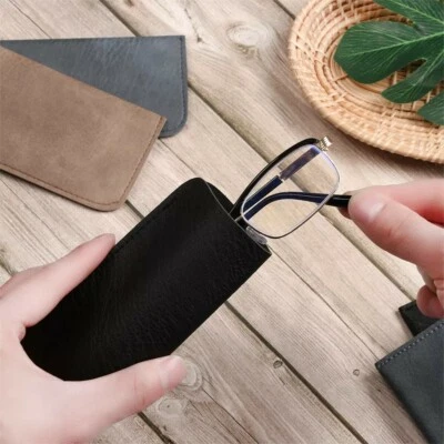 Soft case pouch eyewear sun bag spectacle cover reading glasses storage CN - Image 1 of 3