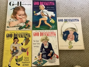 Good Housekeeping Magazine Lot 5 1947 1949 1950 1951 1956 - Picture 1 of 11