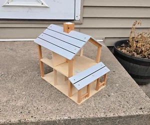 Wood Play House With Light Up Fireplace For Any Age - Picture 1 of 7