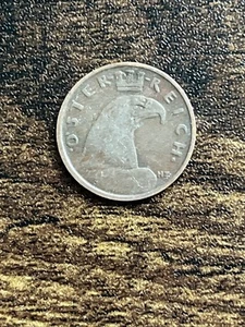 1926 Austria 1 One Groschen Actual Coin TB2763* - Picture 1 of 2