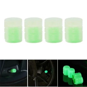 Glowing Tire Valve Cap for Car Wheel Luminous Dust Cover for SUV Tires (4 pcs) - Picture 1 of 12