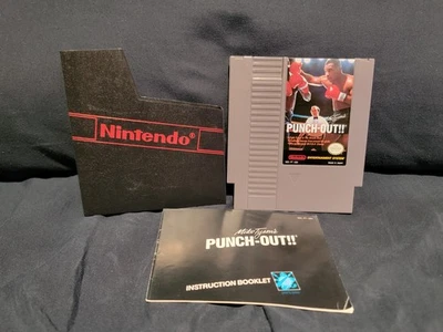 Mike Tyson's Punch-Out!! - Nintendo NES - 1987 - Tested w/ Manual AUTHENTIC  - Image 1 of 4