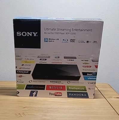 Sony Blu-ray DVD Player BDP-S3200 – Wi-Fi Built-In, Streaming Ready - Image 1 of 3