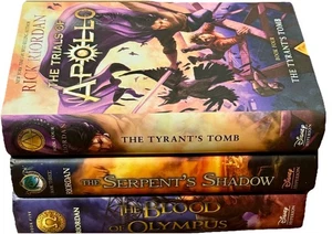 Rick Riordan First Edition Hardcover Lot – Olympus, Serpent’s Shadow, Apollo - Picture 1 of 6