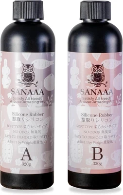 Gomma Siliconica Liquida per Stampi Da Colata, 5A Silicone Liquido Trasparente S