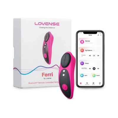 Vibrador Panty Lovense Ferri Rosa-Bluetooth Control Remoto Envío Gratis Foto 1 de 4
