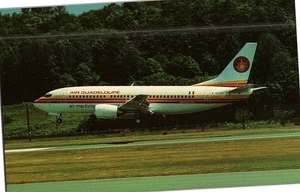 Air Guadeloupe Boeing B-737-33A Airplane Photochrome Postcard - Picture 1 of 2