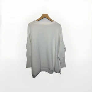 Plumo Studio One Size White Ribbed Jack Jumper Oversized Boxy - Picture 1 of 10