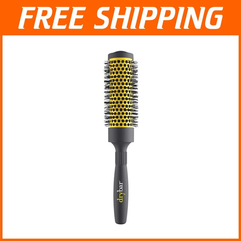 Cepillo de pelo mediano gris y amarillo con tecnología iónica Foto 1 de 2