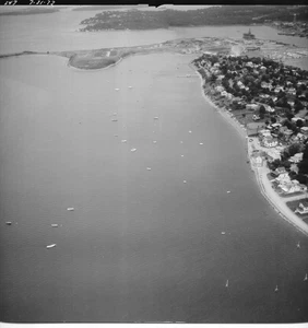 Foto aérea 1972 Weymouth Fore River Massachusetts Rose Cliff - Imagen 1 de 1