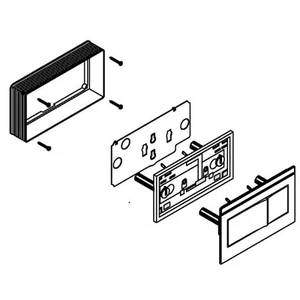 1236014-CP Flush Actuator Kit, Polished Chrome - Picture 1 of 1