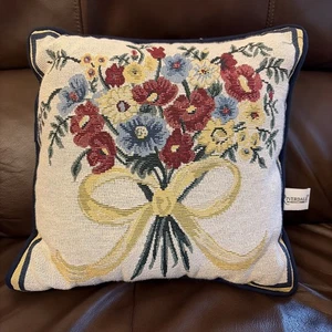 "Tapiz Riverdale Pensamiento Floral Ramo Decorativo Acento Almohada Decorativa 11""" - Imagen 1 de 4