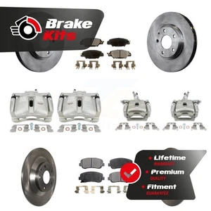 Front Rear Brake Caliper Rotor & Ceramic Pad Kit (10Pc) For 2015-2015 Mazda CX-5 - Picture 1 of 1