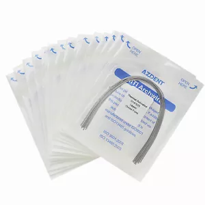 20Bolsa AZDENT Dental Ortodónico Térmico Activado Arco Alambre NITI Rectangular - Imagen 1 de 5