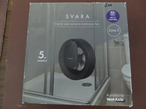 Vent Axia Svara App Controlled Low Carbon Bathroom Extractor Black Fan - Picture 1 of 6