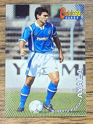 Cartão Panini Calcio 98 1998 Serie A #50 Roberto Ayala Napoli - Imagem 1 de 4