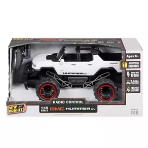 Hummer EV Battery Radio Control 4x4 Truck, New Bright (1:14) Charge With USB NEW - Picture 1 of 7