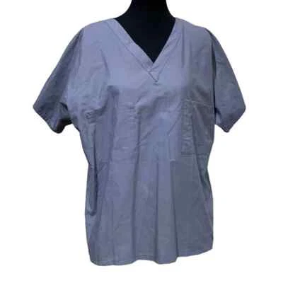 Novo Landau Essentials Uniformes Masculinos Médio Resistente a Rugas Decote V - Imagem 1 de 3