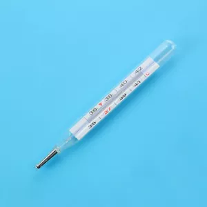 1Pc Medical Mercury freeGlass Thermometer Clinical Measurement Devic wi - Picture 1 of 6