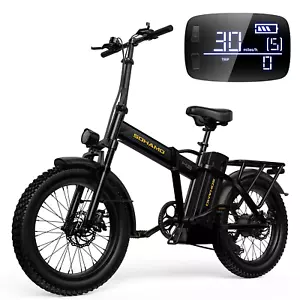 Electric Bike for Adult 1100W 30MPH 40Miles Foldable City commuting E-Bicycle - Picture 1 of 18